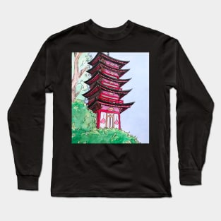 Japanese Tower Long Sleeve T-Shirt